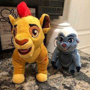Lion Guard; Kion and Bunga stuffed animals